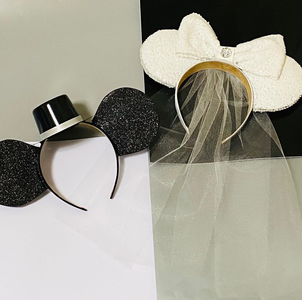 Bride and Groom Headband