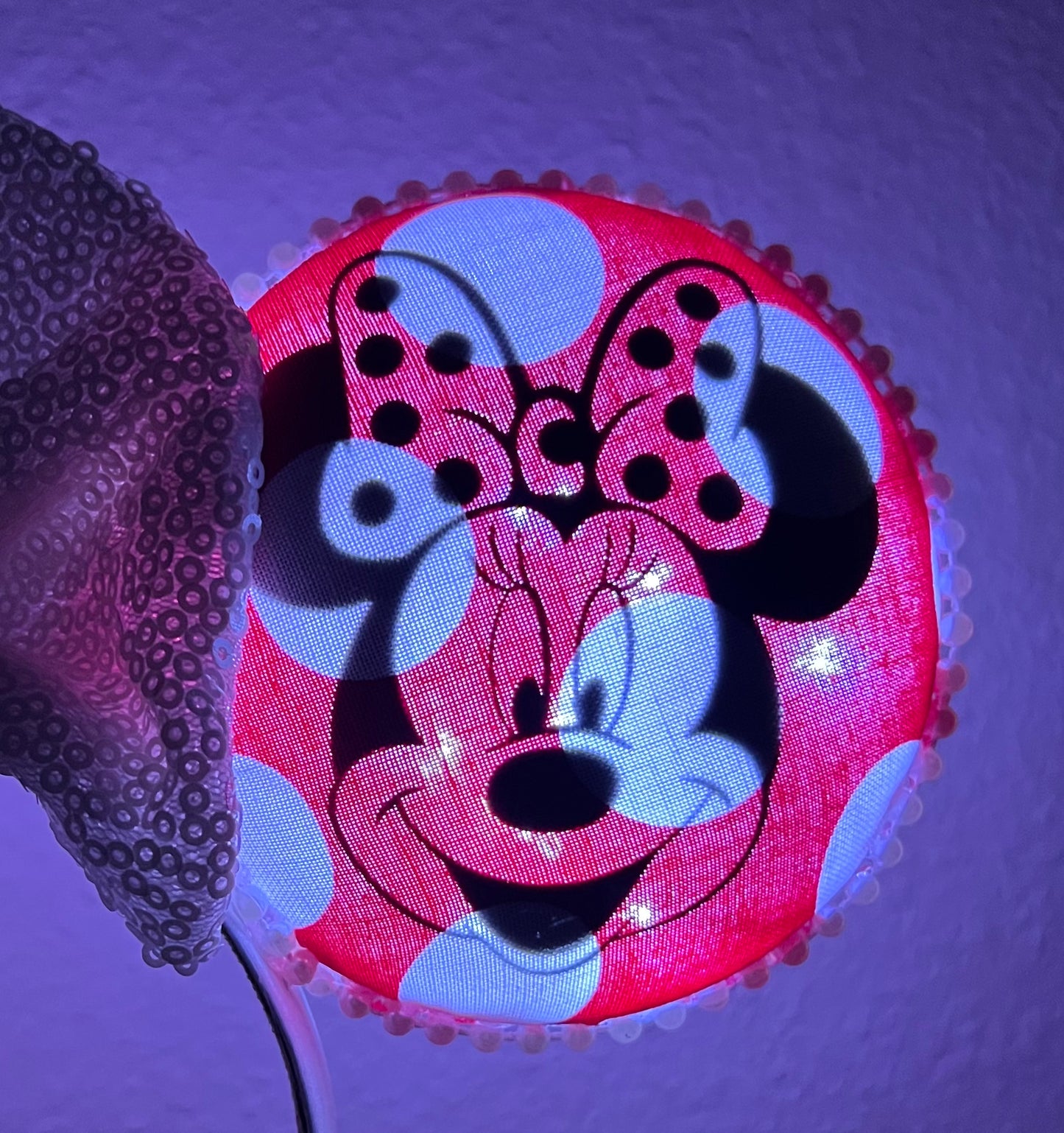 Polka Dot Minnie Inspired Light Up Headband